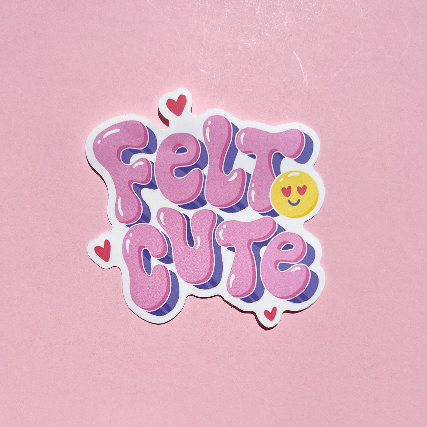 Felt Cute Sticker
