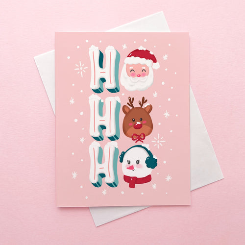 Ho Ho Ho Greeting Card