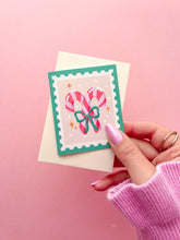 Load image into Gallery viewer, Christmas Stamps Mini Card - Set of 4