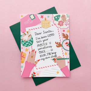 Send Naughty Vibes Greeting Card