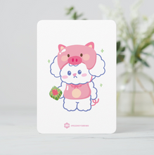 Load image into Gallery viewer, Pig Lunar Zodiac Bibo Mini Print