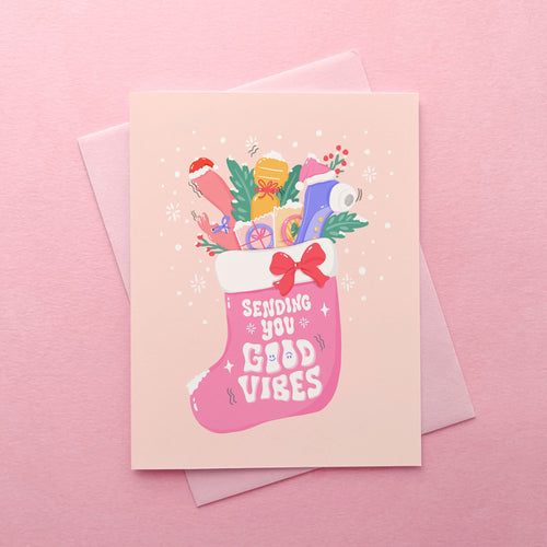 Send Naughty Vibes Greeting Card