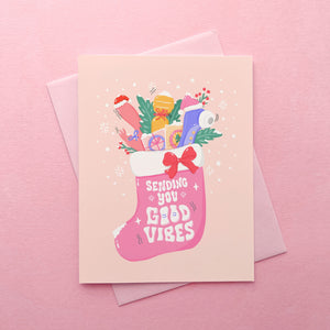Send Naughty Vibes Greeting Card