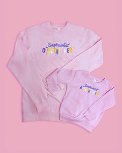 Professional Overthinker Sweatshirt (Kids) - PINK