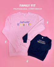 Load image into Gallery viewer, Professional Overthinker Sweatshirt (Kids) - NAVY