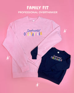 Professional Overthinker Sweatshirt (Kids) - NAVY