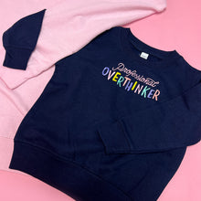 Load image into Gallery viewer, Professional Overthinker Sweatshirt (Kids) - NAVY