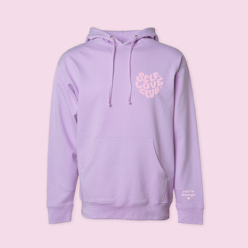 Self-love Club Hoodie- LILAC