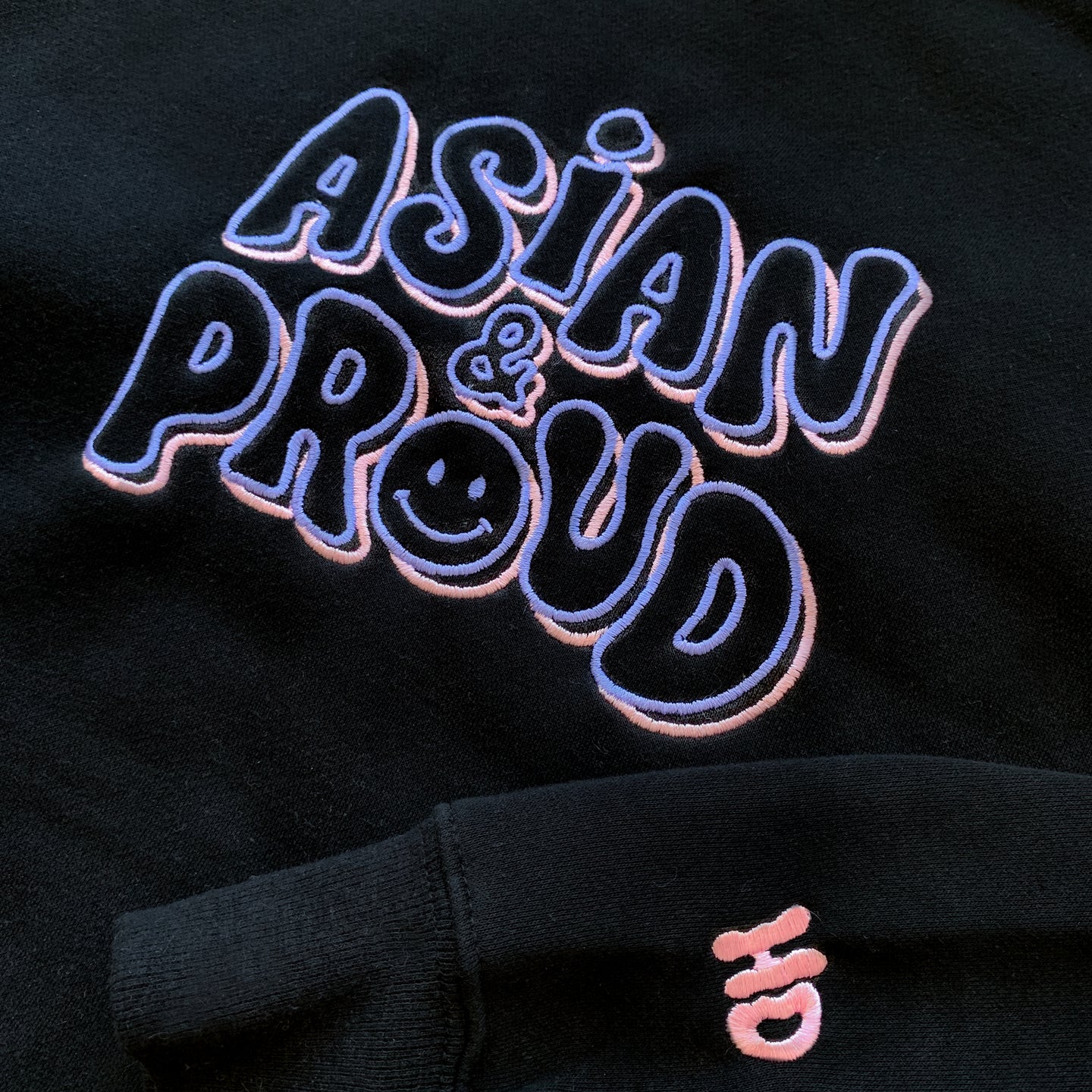 Asian & Proud Sweatshirt - BLACK