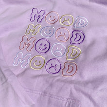 Load image into Gallery viewer, pastel lilac soft light weight mood hoodie all the feels for summer spring