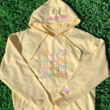 Load image into Gallery viewer, Spring soft  lightweight hoodie pastel yellow embrace your feelings