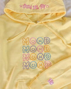 Spring soft  lightweight hoodie pastel yellow embrace your feelings