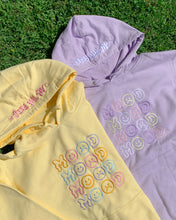 Load image into Gallery viewer, Spring soft  lightweight hoodie pastel yellow embrace your feelings