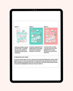 Personal Palette for Creatives - Digital Workbook (Limited Released)
