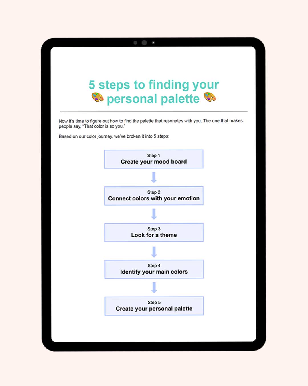 Personal Palette for Creatives - Digital Workbook (Limited Released)