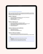Load image into Gallery viewer, Personal Palette for Creatives - Digital Workbook (Limited Released)