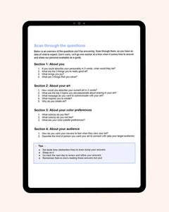 Personal Palette for Creatives - Digital Workbook (Limited Released)