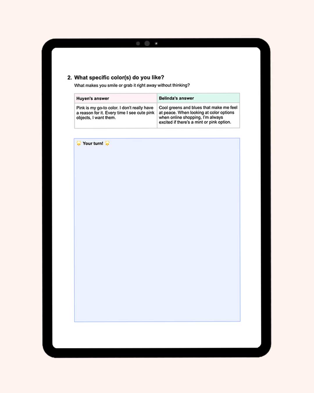 Personal Palette for Creatives - Digital Workbook (Limited Released)