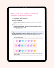 Load image into Gallery viewer, Personal Palette for Creatives - Digital Workbook (Limited Released)