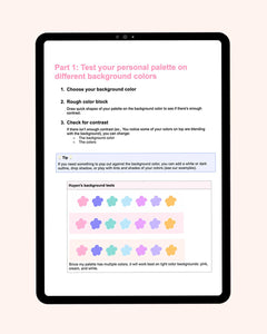 Personal Palette for Creatives - Digital Workbook (Limited Released)