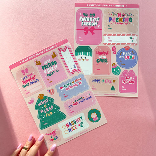 Christmas Gift Stickers Bundle